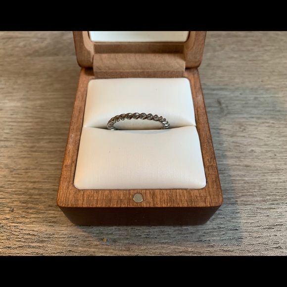 BOGO Two Stackable Twisted Pattern Rings - Picture 4 of 4